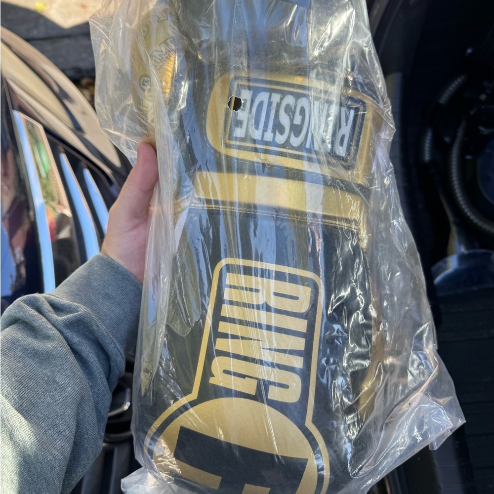 Ringside Apex Boxing Gloves in Black and Gold